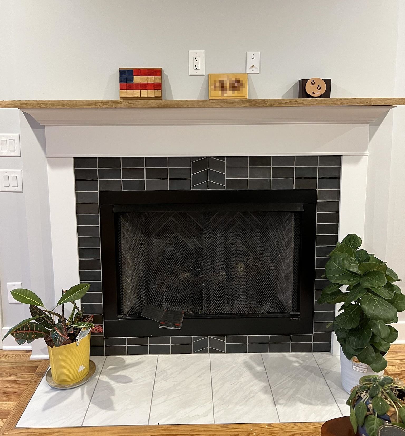 White Oak Mantle