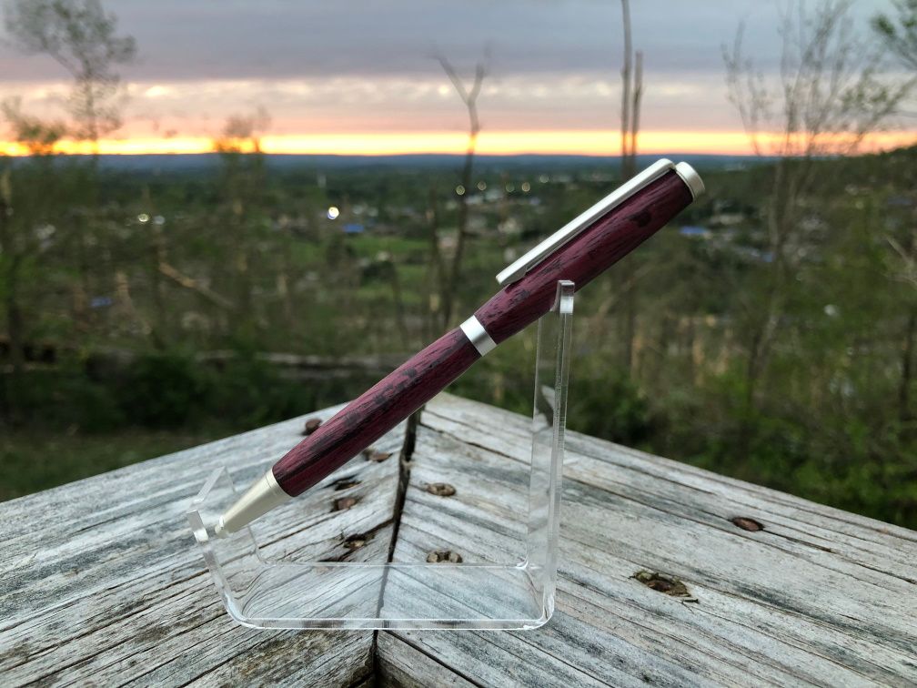 Tornado Purple Heart Pen